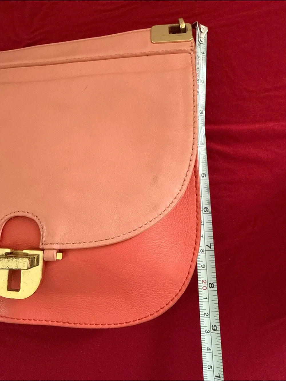 Tory Burch Pink Leather Shoulder Bag with Gold Chain Strap